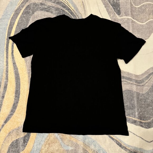 Palm Angels Yellow Grafitti Logo Black T-Shirt Size Large - Picture 3 of 4